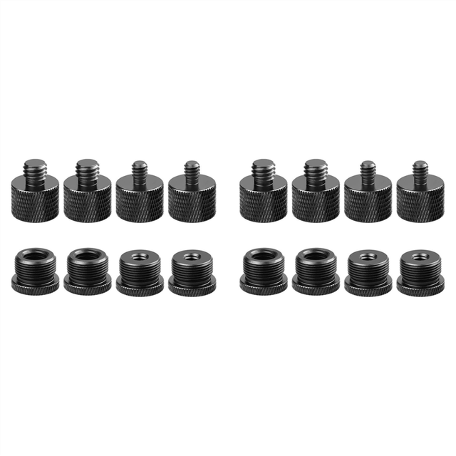 2set Microphone Stand Mic Boom Arm Set,Mic Thread Adapters-5/8 Female to 3/8 Male and 5/8 Female to 1/4 Male Etc.