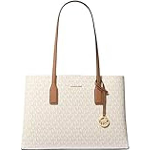 MK Ruthie Medium Signature Logo Tote Bag - Natural - Michael Kors - ONE SIZE