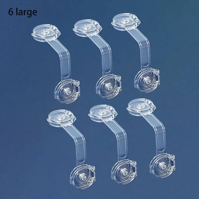 (TD1131-6B) 6pcs Baby Cabinet Locks Child Anti Opening Refrigerator Lock