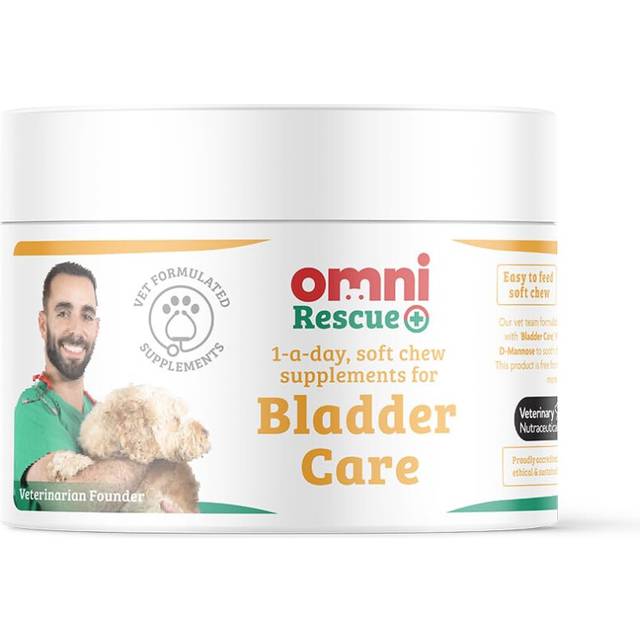 Omni Bladder Care Supplement - One-a-Day Dog Chew Supplements for Dogs with Marshmallow Root, Cranberry Juice and D-Mannose, For Healthy Bladder and