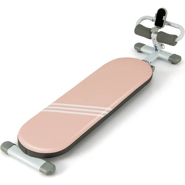 Multifunctional Sit Up Bench Adjustable Workout Bench-Pink
