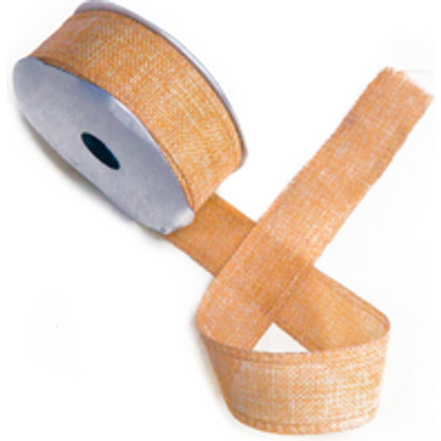 IPREMA Giftware Natural Texture Ribbon 38mm x 20m - Vintage Orange