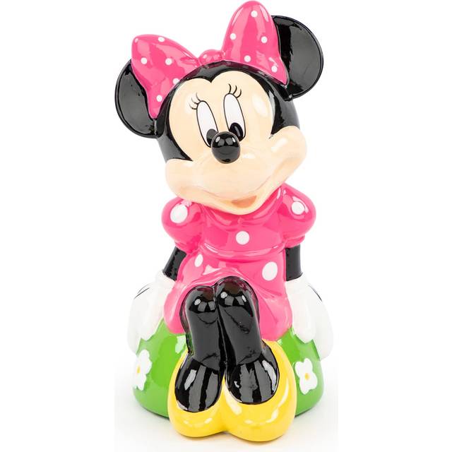 Disney Minnie Mouse Ceramic Coin Bank - Kids D