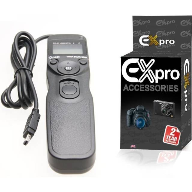Ex-ProÂ® MC-DC2 Timer Remote Shutter Release Cable LCD Display Nikon D600 D610
