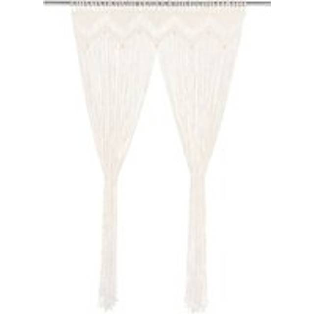 Macrame Curtain 140x240 cm Cotton - Cream - One Size