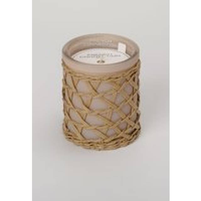 French Connection Woven Detail Stone Bergamot & Jasmine Candle 200G - 200 g
