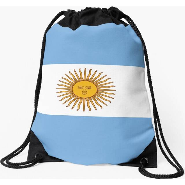 Drawstring Bag Argentina Flag Gifts,s Products  Sport Gym Shoe Backpack
