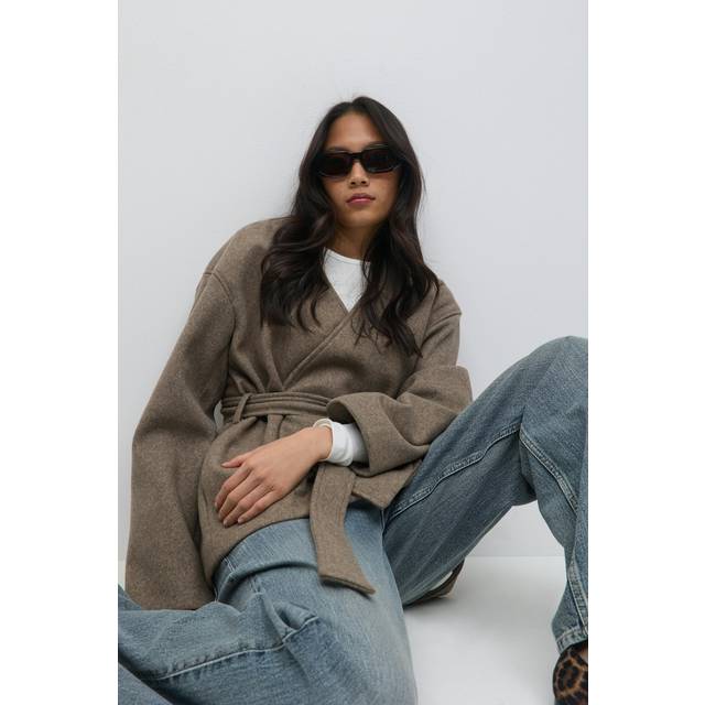 Gina Tricot-angular sunglasses-solglasögon-Brunt-ONESIZE-Dam