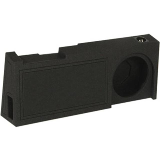 Single 10 in. QBomb Single Sealed Subwoofer Enclosure for Chevy Crew 2014-2018