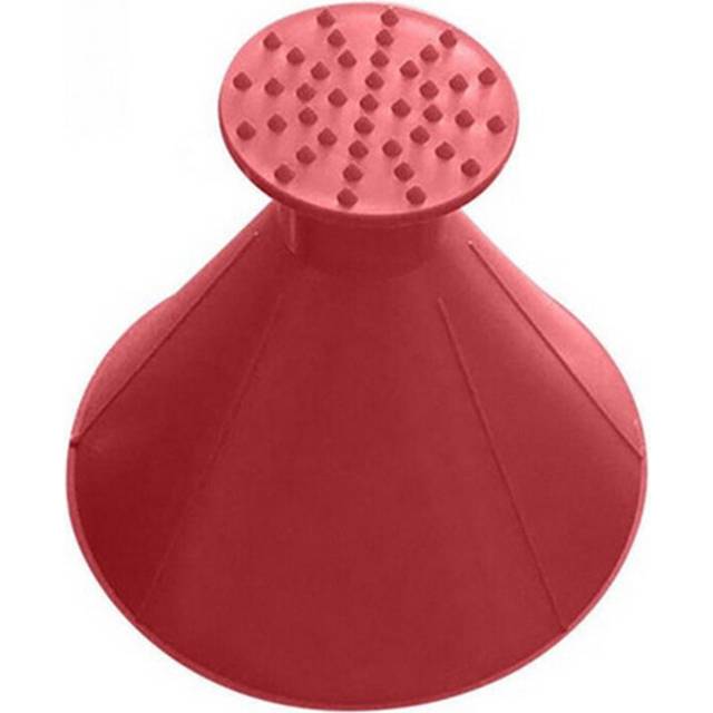 (Red) 4pcs Car Window Windshield Magic Ice Scraper Oil Funnel Snow Remover Shovels