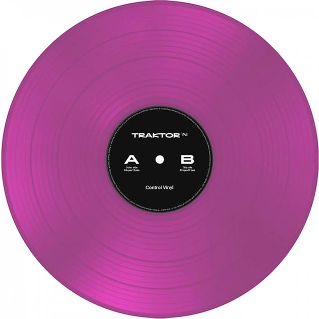 Native Instruments Traktor Control Vinyl Neon Pink