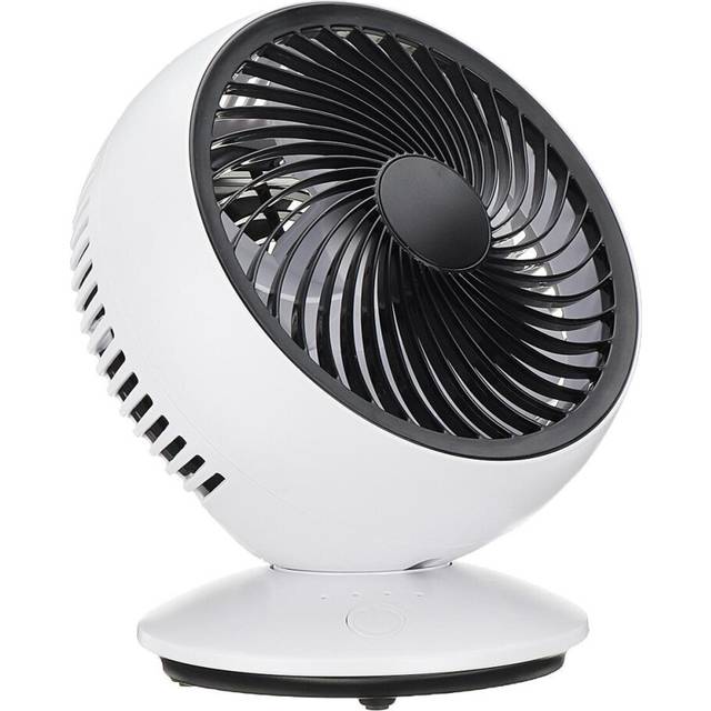 USB Rechargeable Portable Desk Strong Cooling Fan 270 Automatic Rotation