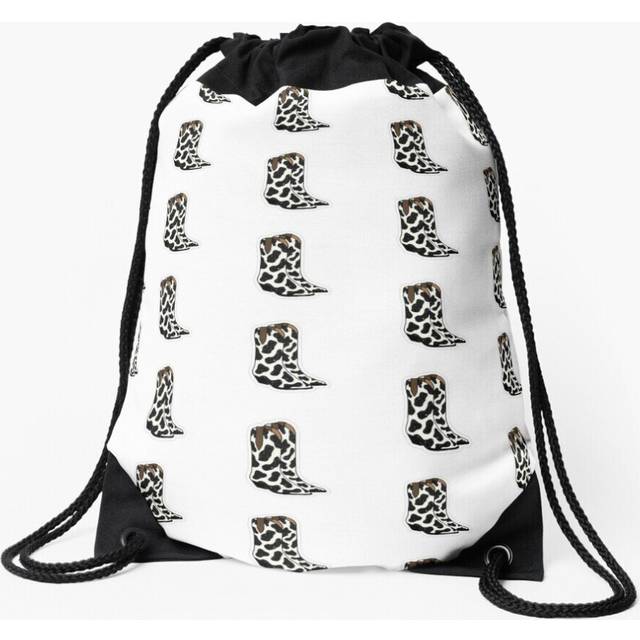 Drawstring Bag  preppy cowgirl boots Sport Gym Shoe Backpack