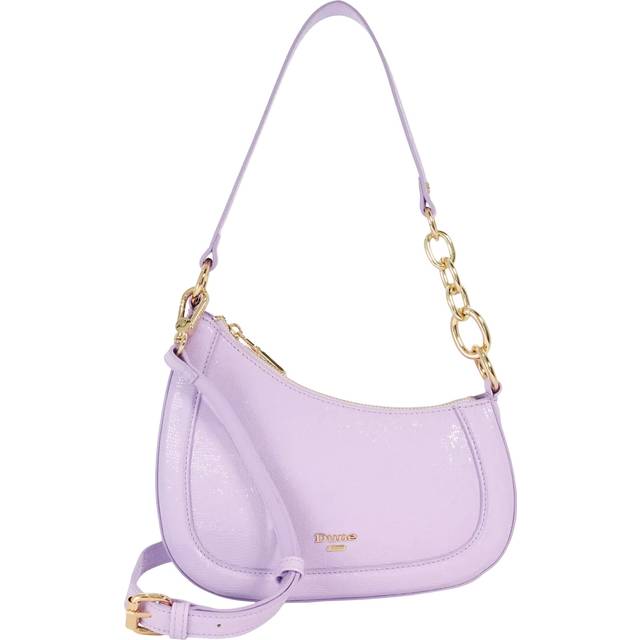 Dune Direction Lizard Effect Shoulder Bag, Lilac