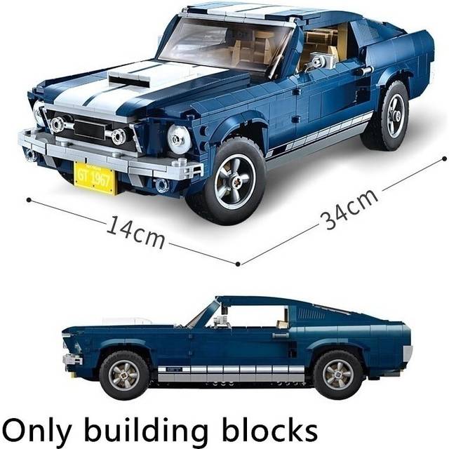 (Only building blocks) 1648Pcs LED lighting Technic Toys Blue Racing Car Set Building Blocks Bricks Children Car Model Toys Birthday Gifts without box