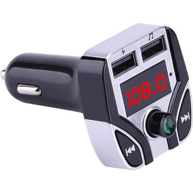 Car Mp3 Player Wireless Car FM Transmitter FM Modulator Hands Free Car Kit A2DP USB Charger for iPhone Android