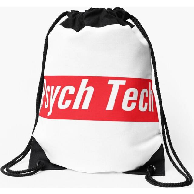 Drawstring Bag Psych Tech Sport Gym Shoe Backpack