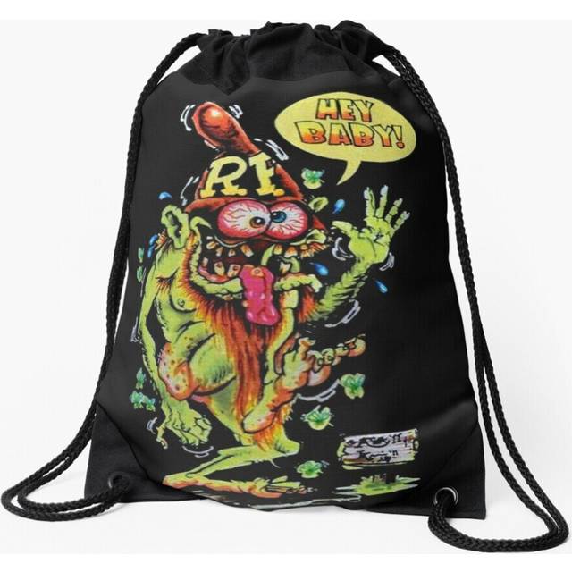 Drawstring Bag Rat fink Monster - Big Daddy Roth Sport Gym Shoe Backpack