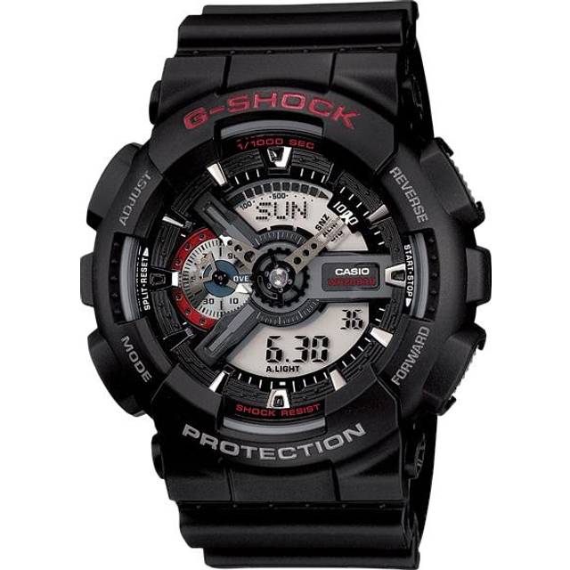 CASIO Men's G-SHOCK GA-110-1AJF [G-SHOCK] Round Watch Black Resin Digital Analog