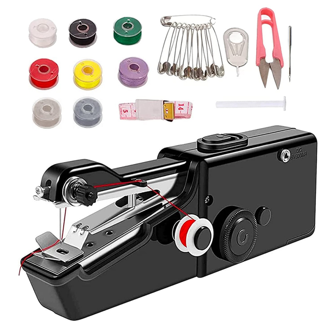 moresk-Handheld Sewing Machine, Mini Machine US Plug