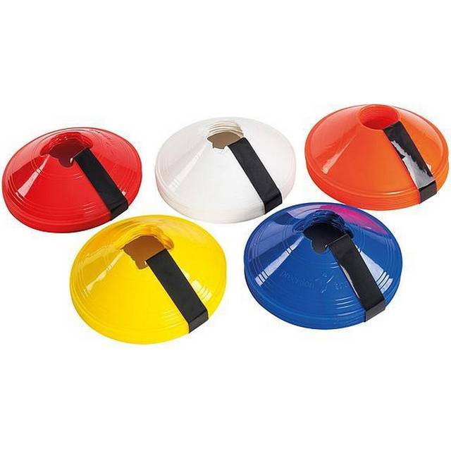 (One Size, Yellow) Precision Sleeved Saucer Cones (Pack of 10)