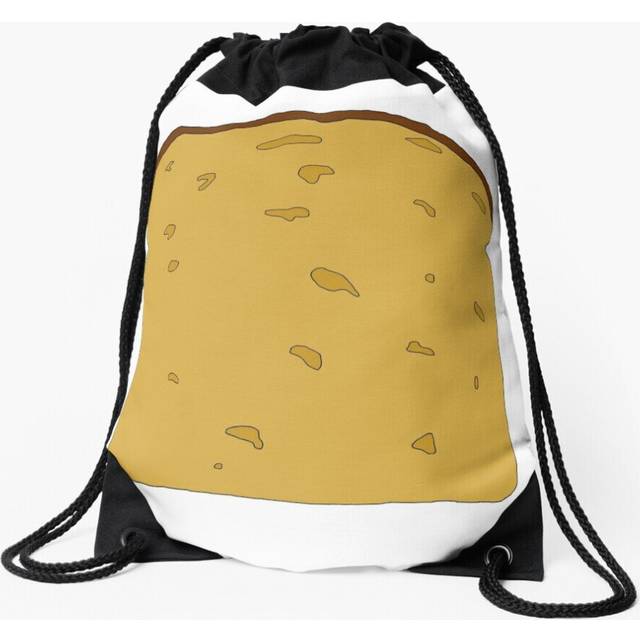Drawstring Bag Bread Sport Gym Shoe Backpack
