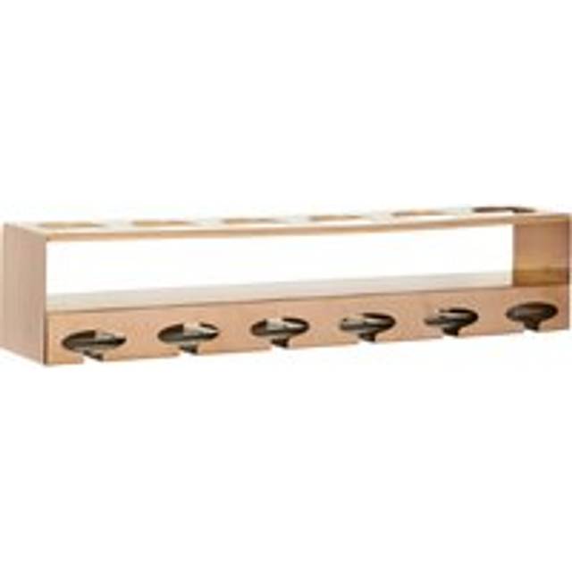 Space Saving 6 Bottle Rose Gold Finish Wine Rack, Elegant Wine Bottle Rack For Cupboard, Stylish Wine Rack - One Size