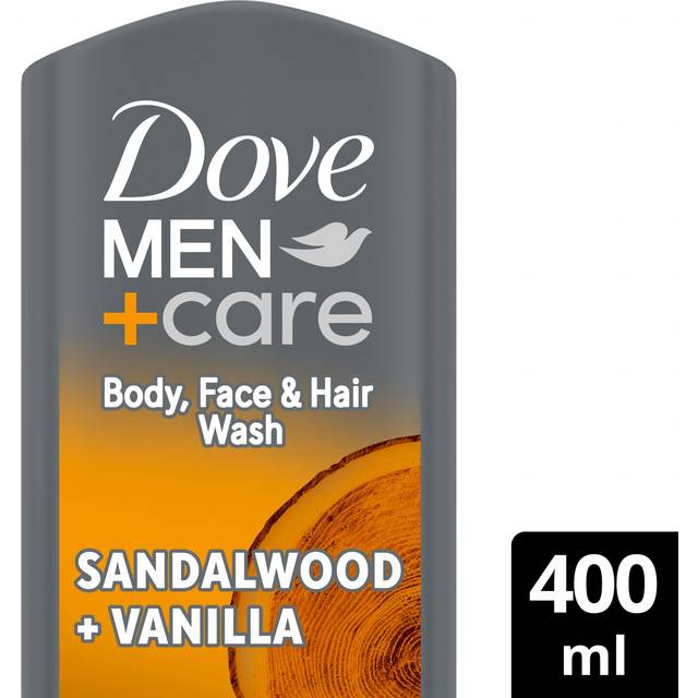 Dove Men+Care Eucalyptus + Mint 3-in-1 Hair, Face & Body Wash 400ml