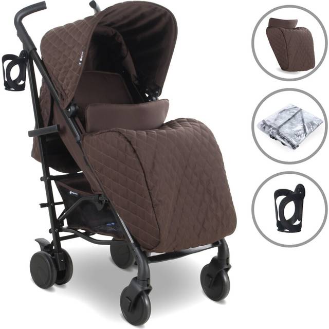 My Babiie MB51 Plus Stroller - Chocolate, One Colour