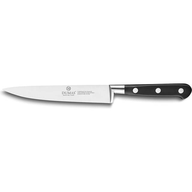 Lion Sabatier® Ideal 15cm Flexible Filleting Knife (Black Handle with Stainless Steel Rivets)