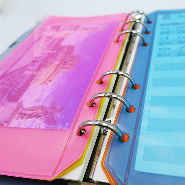 48Pcs Budget Binder, Cash Envelopes for Budgeting, A6 Binder Pocket, with Zipper