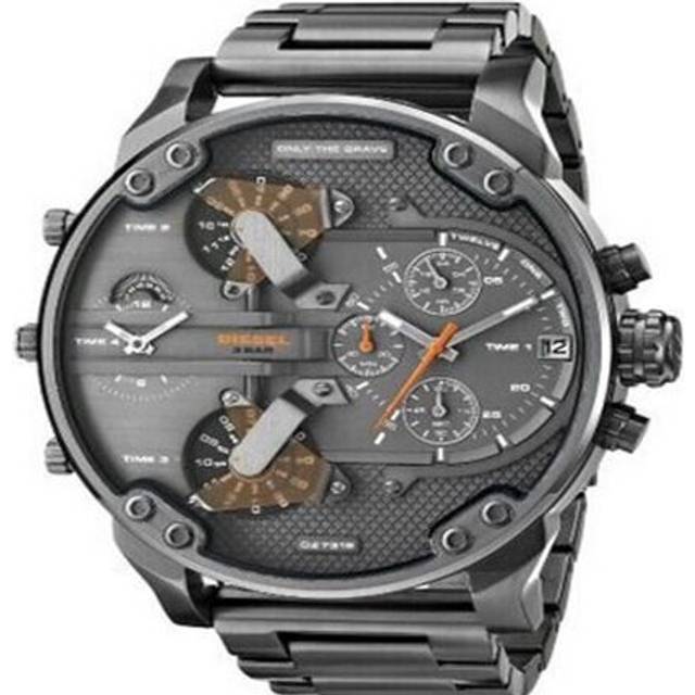 (NeroOro) Orologio analogico in acciaio inossidabile da uomo, cinturino sportivo/elegante
