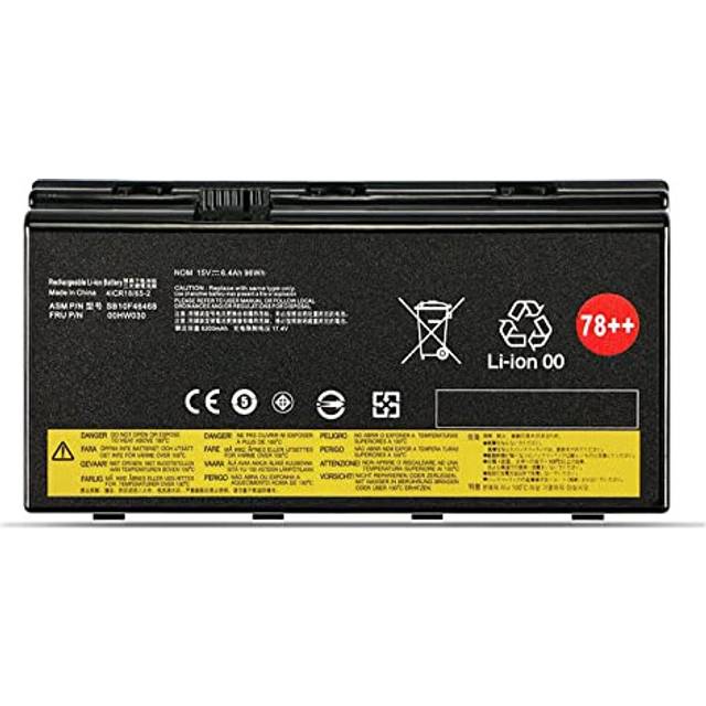 78++ 78+ 00HW030 SB10F46468 01AV451 4X50K14092 5B10W13950 Laptop Battery Compatible with Lenovo ThinkPad P70 20ER 20ES ThinkPad P71 20HK Series(15V