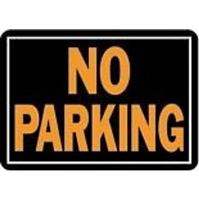 "Hy-Ko Products 805 NO Parking Aluminum Sign  10"""" x 14"""""