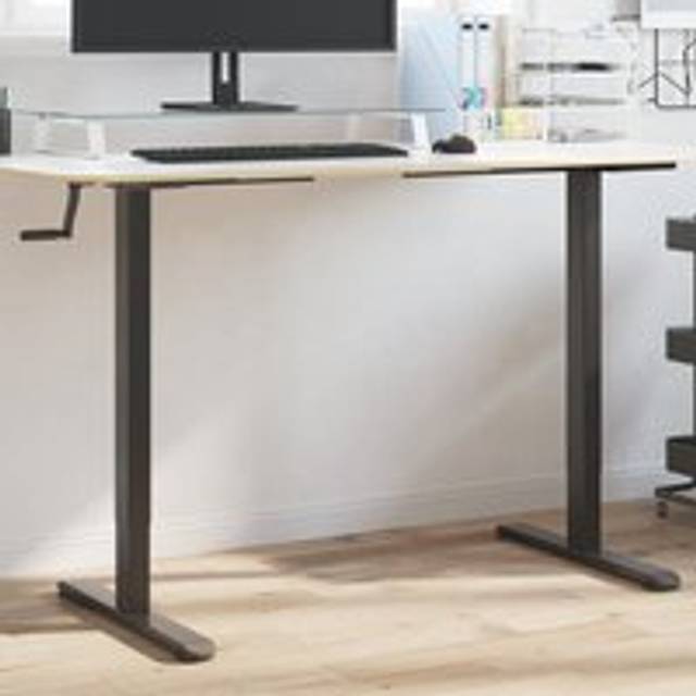 Standing Desk Frame Black (94-135)x60x(70-114) cm Steel - One Size