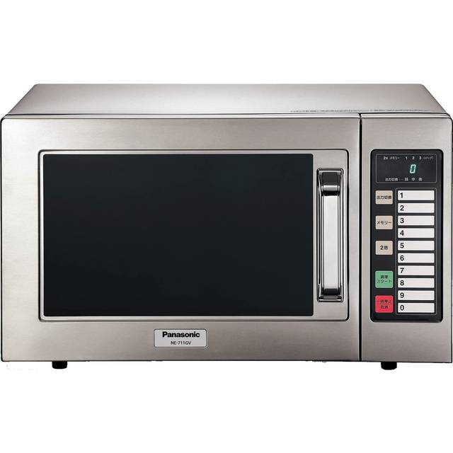 Panasonic Commercial Microwave Oven 22L 700W All Stainless Steel 60Hz Western Japan (For Only) NE-711GV-6 silver