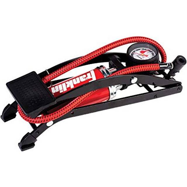 Franklin Sports Foot Air Pump for Sports Balls, Bikes, Inflatables and More - High-Pressure Foot Pedal Air Pump - Compact Heavy Duty Pump