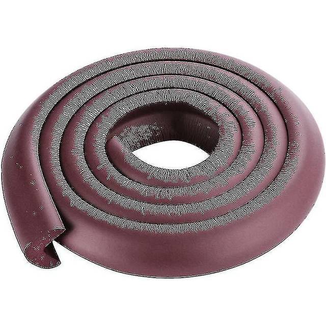 (Brown) Kids Baby Safe Corner Desk Edge Guard Cushion Foam Strip Protection