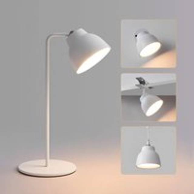 Harper Living 4 In 1 Rechargeable Table Lamp, Led Desk Lamp With Touch Control, Multifunctional Dimmable Bedside Wall Light-white, White
