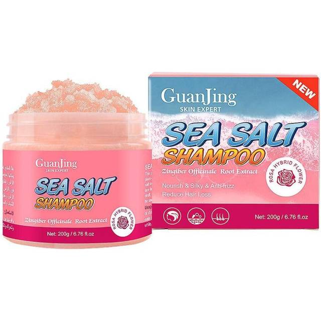 Sea Salt Scalp Scrub To Oil Anti-dandruff Scrub Fluffy Scalp Scrub