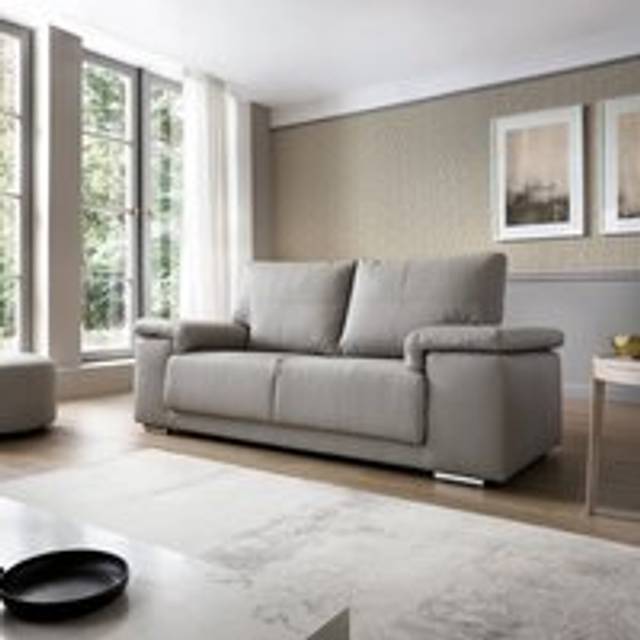 Kansas 2 Seater Light Grey - One Size