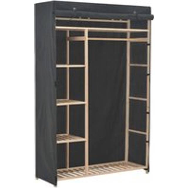 Wardrobe Grey 110x40x170 cm Fabric - One Size