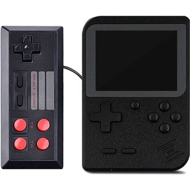 (Silver) Retro Portable Mini Handheld Video Game Console 3.0 Inch Color LCD Kids
