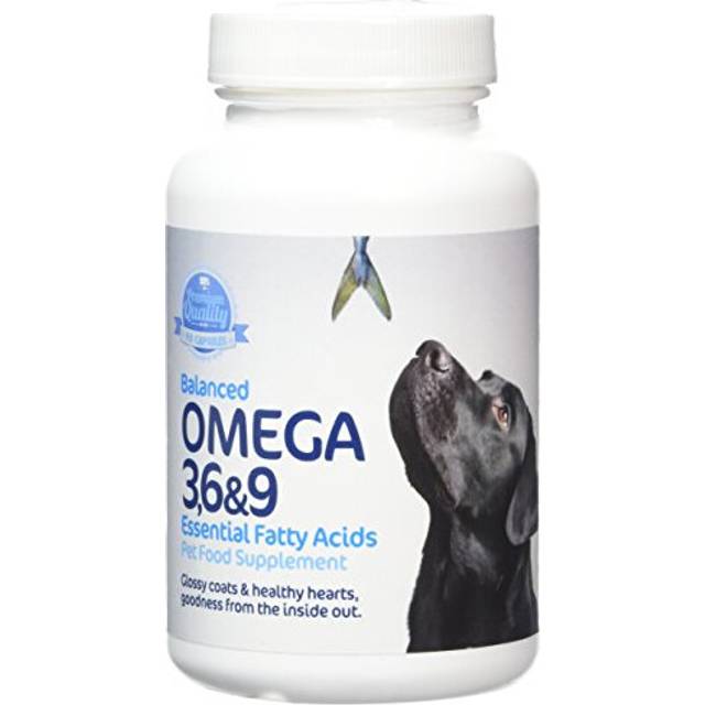 Imexa Balanced Omega 3, 6 and 9 Essential Fatty Acids Softgel Capsules for Dog 1000mg (Pack of 90)