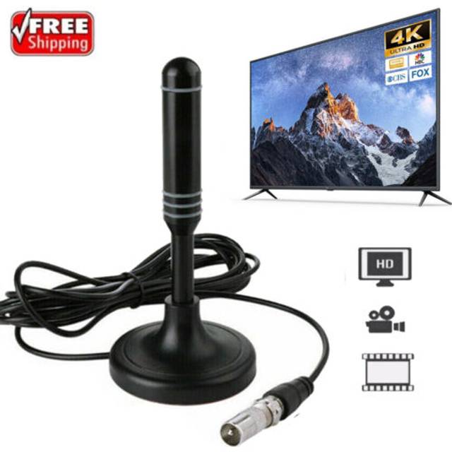 Best portable tv antenna indoor outdoor digital hd freeview aerial ariel uk