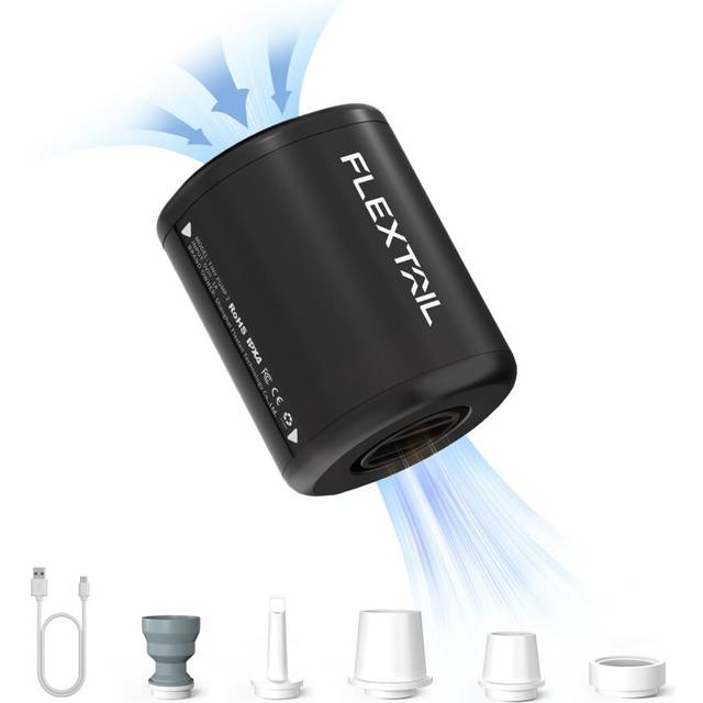 FLEXTAILGEAR Tiny Pump 2,Electric Air Pump with Rechargeable Battery, Type-C, Inflate & Deflate for Pool Floats Air Bed Air Mattress Swimming Ring