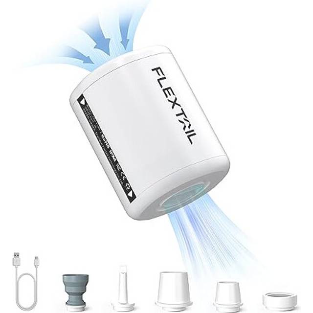 FLEXTAILGEAR Tiny Pump 2,Electric Air Pump with Rechargeable Battery, Type-C, Inflate & Deflate for Pool Floats Air Bed Air Mattress Swimming Ring