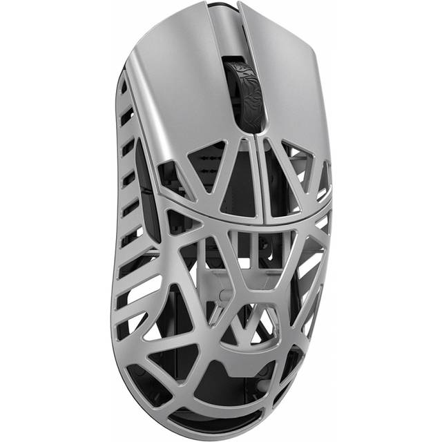 WLMouse Beast X Mini Pro - Silver [Omron Opticals] - Solid Sides
