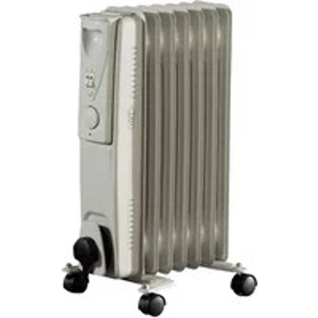 Electric Oil-Filled Radiator - 7 Fins - 1500W - White