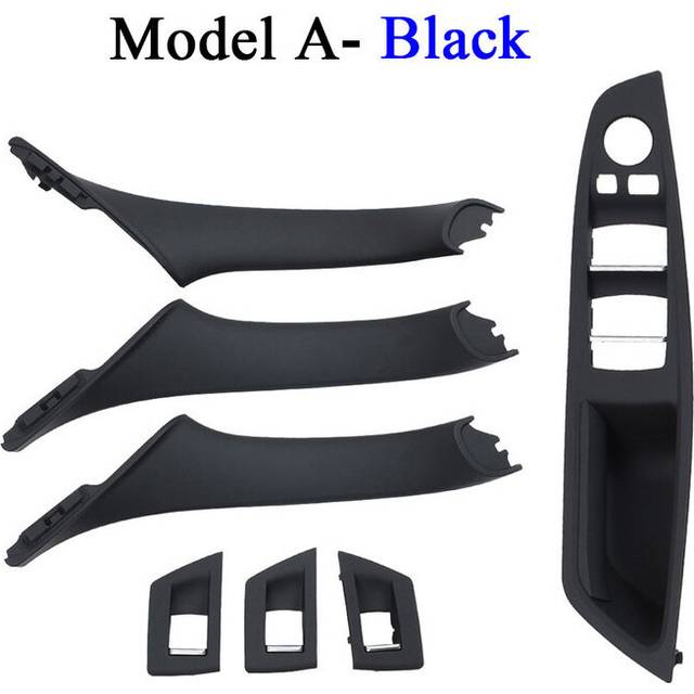 (Model A Black) Original Rhd Window Switch Panel Interior Door Handle Panel Set For Bmw